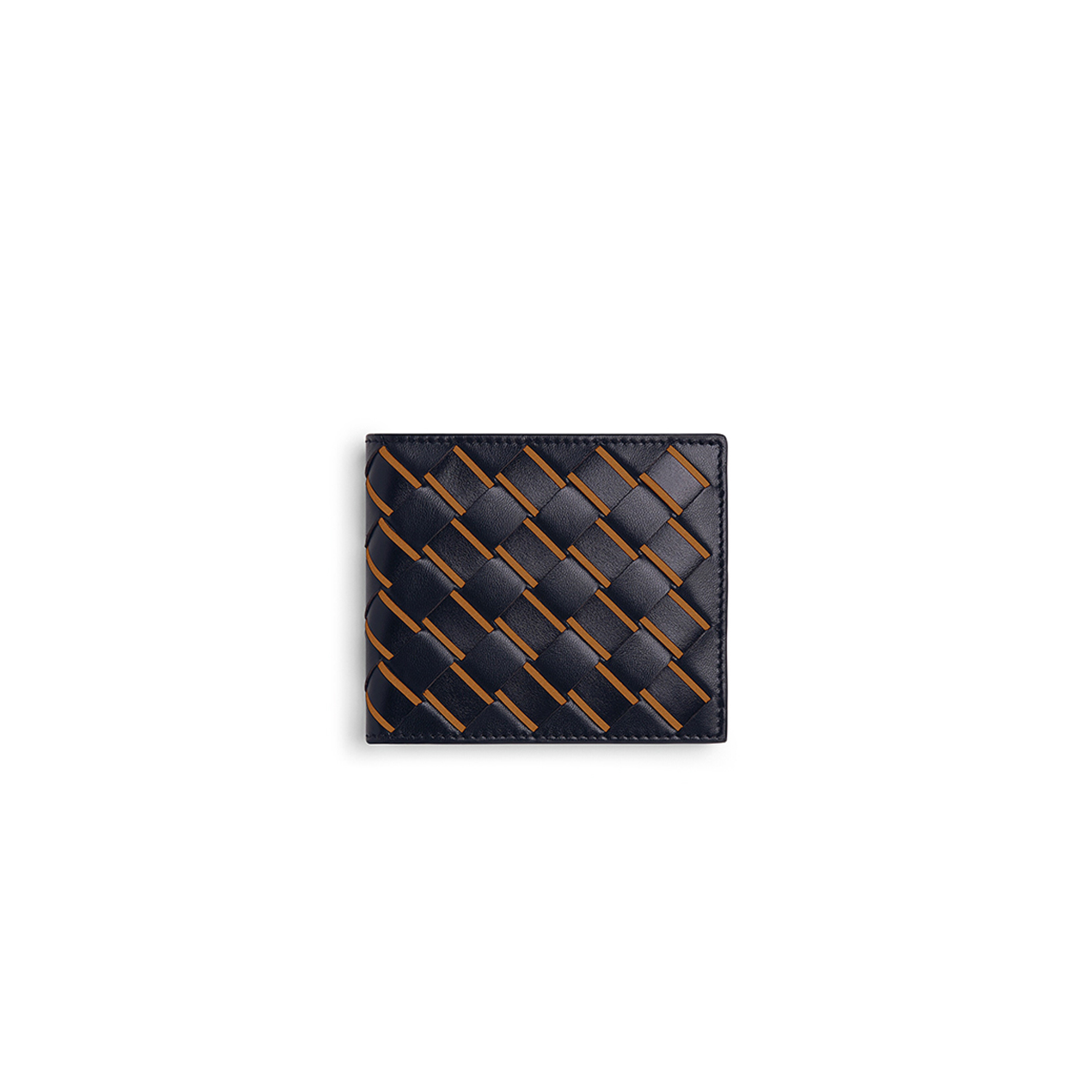 BOTTEGA VENETA INTRECCIATO BI-FOLD WALLET IN BLUE (11*9.5*1cm) BOTTEGA VENETA INTRECCIATO BI-FOLD WALLET IN BLUE (11*9.5*1cm)
